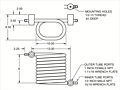 Dimensional Drawing for Tube-in-Tube Heat Exchangers (00528)