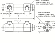 Dimensional Drawing for 73 Series Shell & Tube Heat Exchangers (00677)