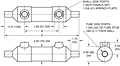 Dimensional Drawing for 73 Series Shell & Tube Heat Exchangers (00792)